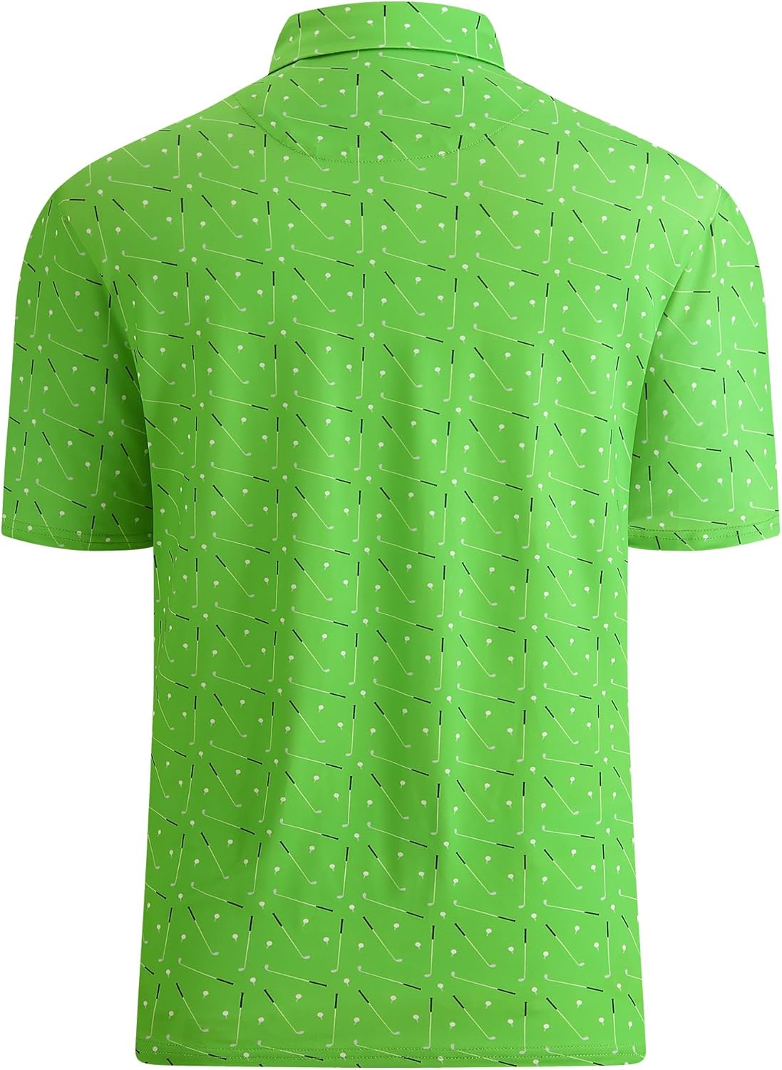 WARHORSEE Golf Polo Shirts for Men Short Sleeve Wrinkle Free 4 Way Stretch Moisture Wicking Performance Collared Tshirts