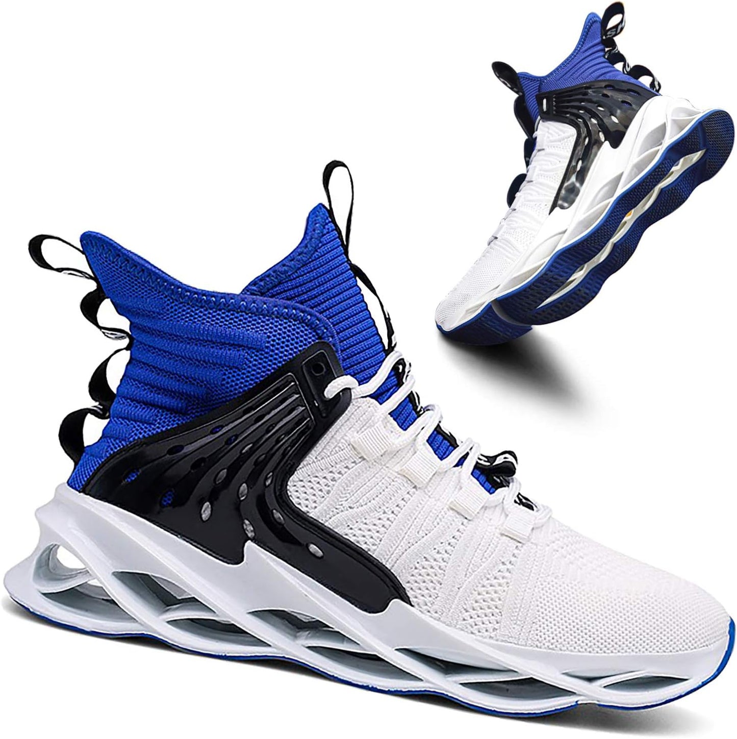 Hello MrLin Men's Running Shoes Non Slip Athletic Tennis Walking Blade Type Sneakers Hip Hop