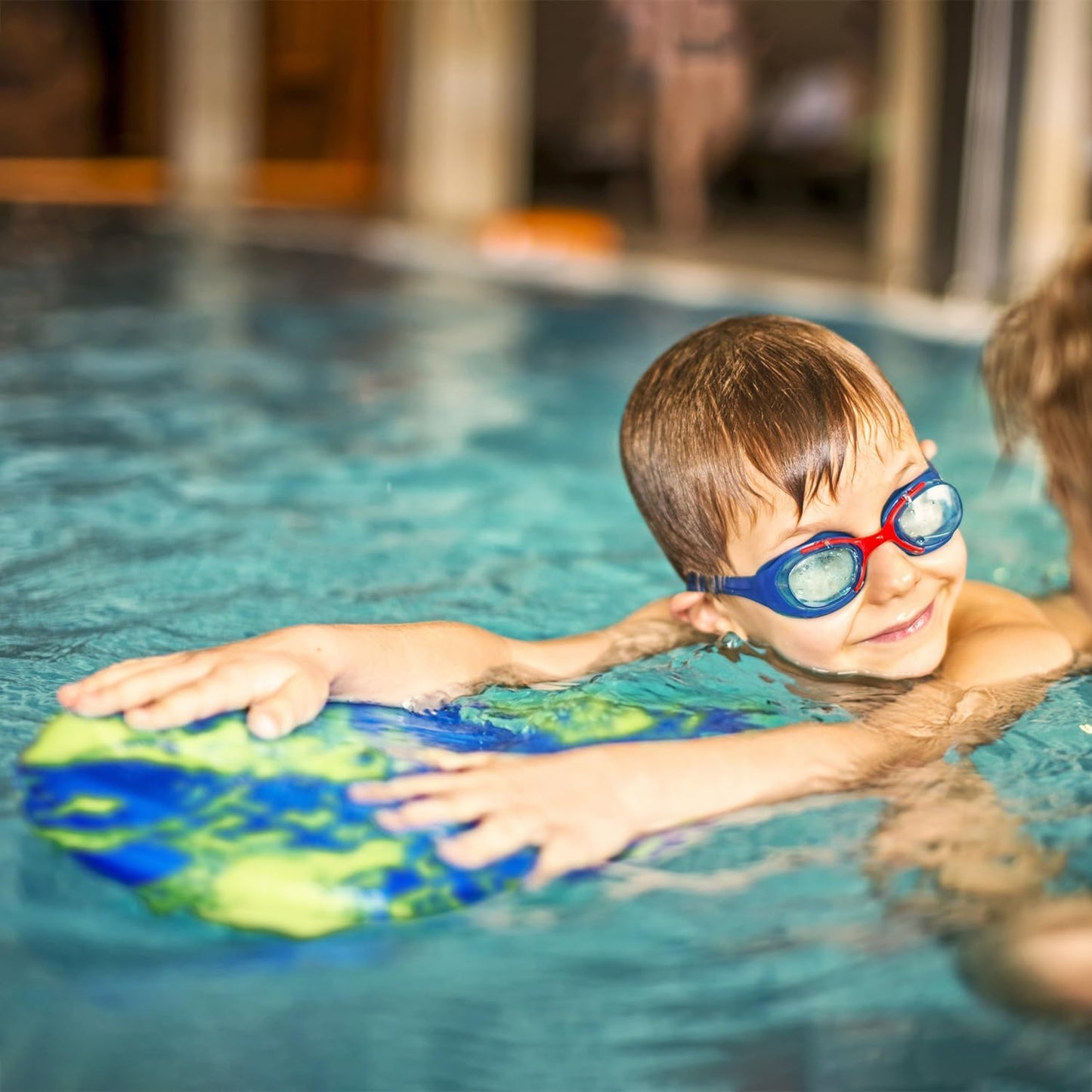 Junior Kickboard Buoy for Youth Children & Toddlers Swimming Aid & Exercise Training Board for Kids to Learn to Swim with Kick Boards in Pool BPA Free