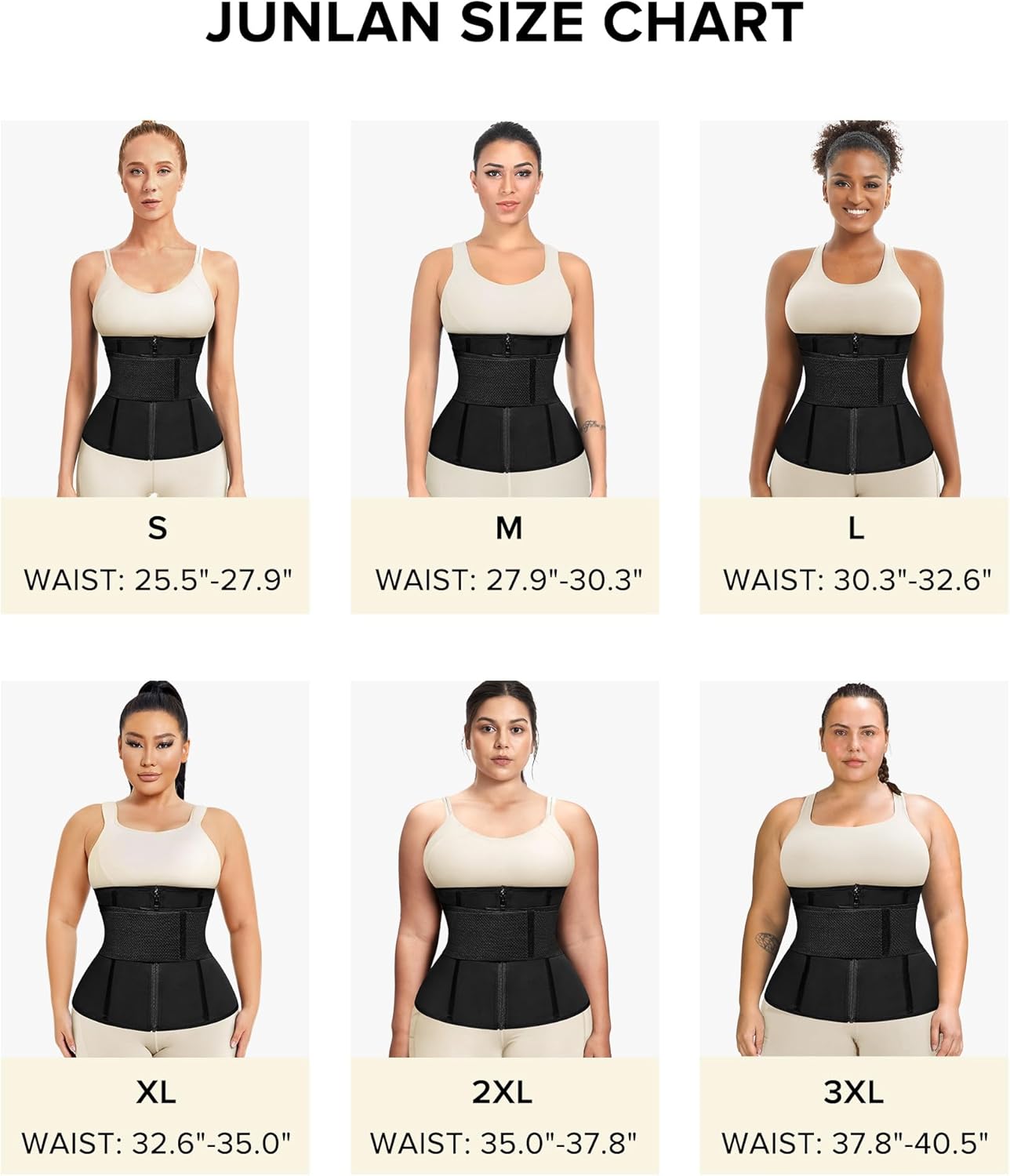 Junlan Sweat Waist Trainer for Women - Sauna Waist Trimmer for Working Out