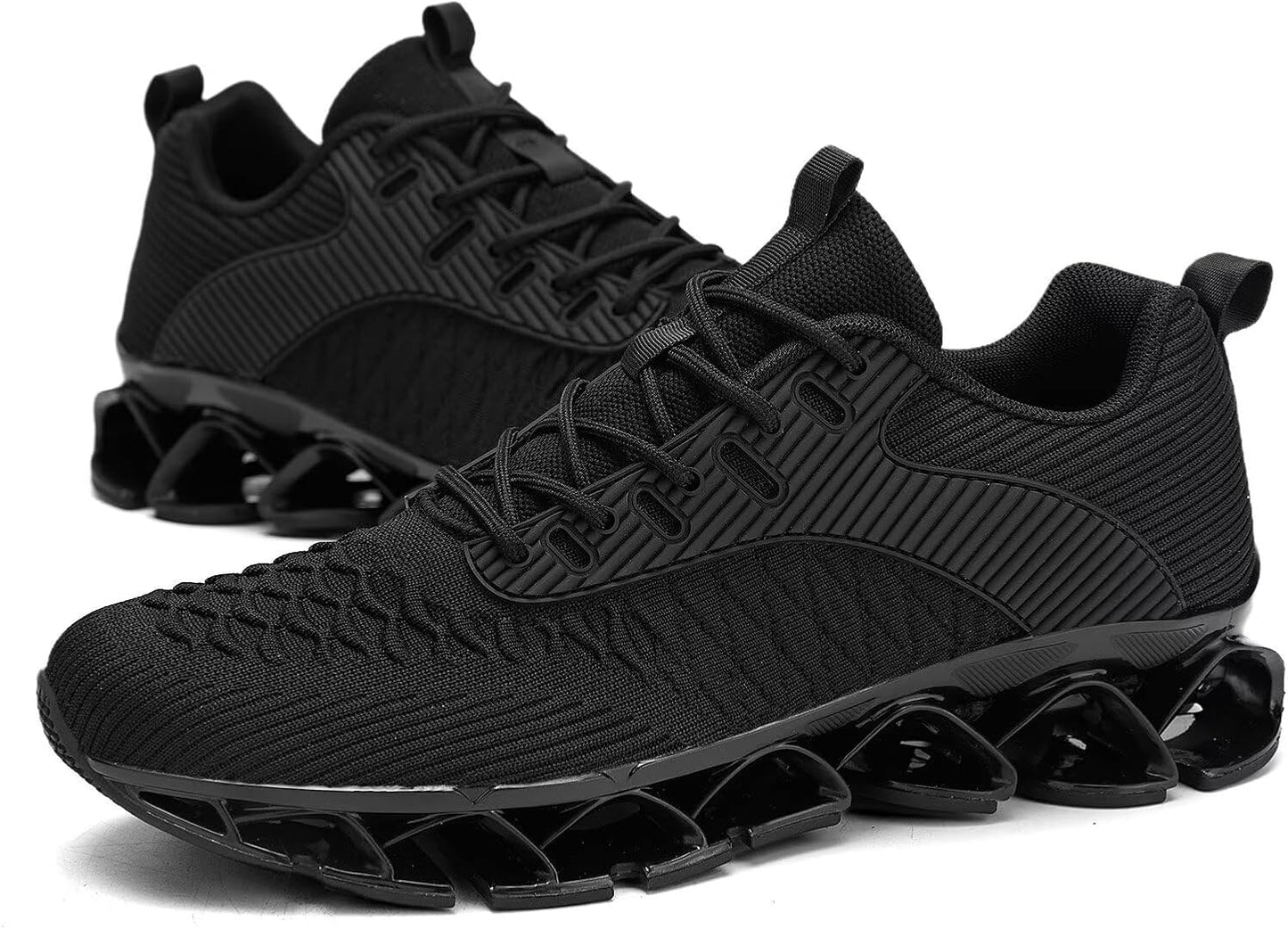 Men's Slip on Walking Running Shoes Blade Tennis Casual Fashion Sneakers Comfort Non Slip Work Sport Athletic Trainer