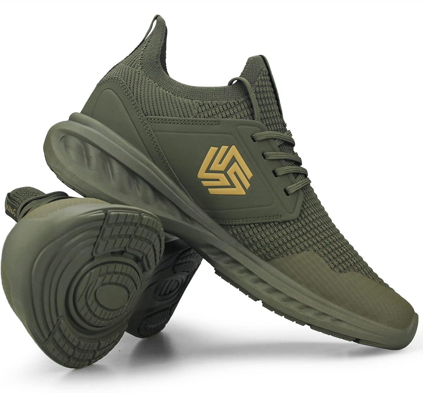 Mens Slip On Walking Shoes Non Slip Running Shoes Breathable Workout Shoes Lightweight Gym Sneakers