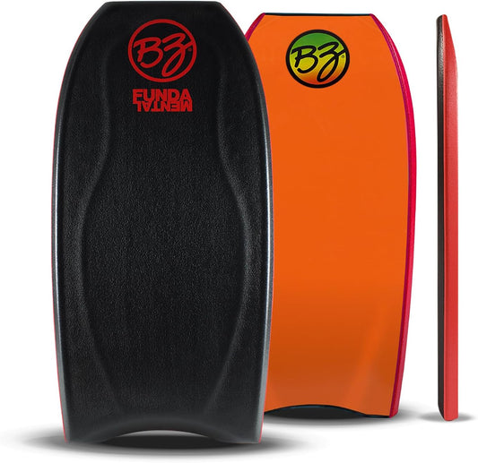 BZ Bodyboards - Fundamental Bodyboard - Advanced Riders - Zero-G Polypro Core - Surlyn Slick - 8LB H-Cell Deck - Crescent Tail - Advanced Riders, Superior Performance