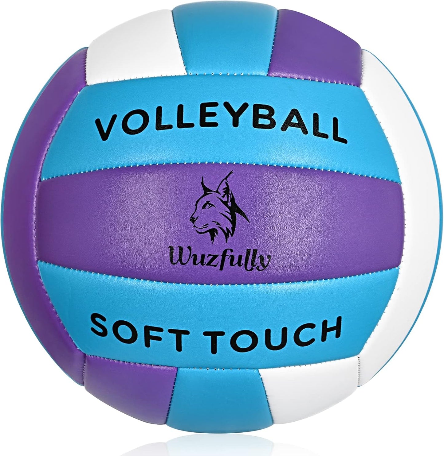 Wuzfully Volleyball Official Size 5,Soft Volleyballs for Backyard Beach Park Play Games Practice Volleyball for Beginner Teenager(Best Gift)