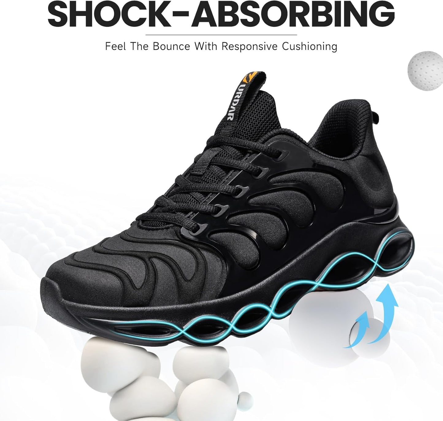 Running Shoes for Men Lightweight Casual Walking Shoes Comfortable Breathable Tennis Sneaker Cushioning Trainers