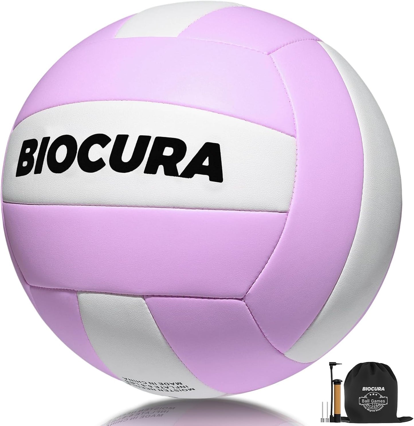 Softy Volleyball, Durable PU Leather,Waterproof Indoor Outdoor Soft Volleyball for Beach Game Gym Training (Official Size 5)