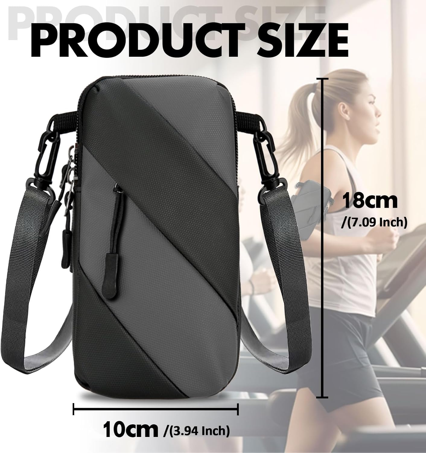 Armband Cell Phone Holder for Running,Crossbody Shoulder Holsters Bag with Arm Band for Women Men Kids,iPhone 15 14 13 12 11 Pro Max Xs Xr 8 7 6S 6 Plus SE Mini Galaxy Workout Walking Gym Arm Bags