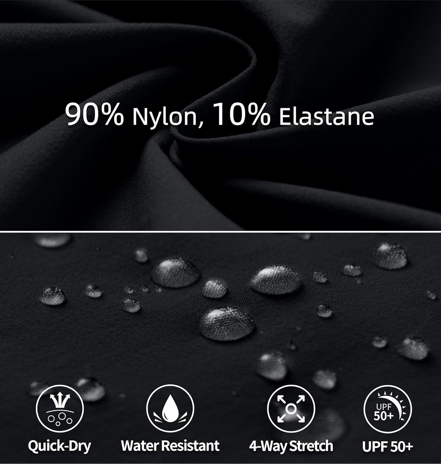 Women's Hiking Pants Quick Dry Lightweight Cargo Pants UPF 50 Water Resistant Zipper Pockets for Golf Travel Work Camping