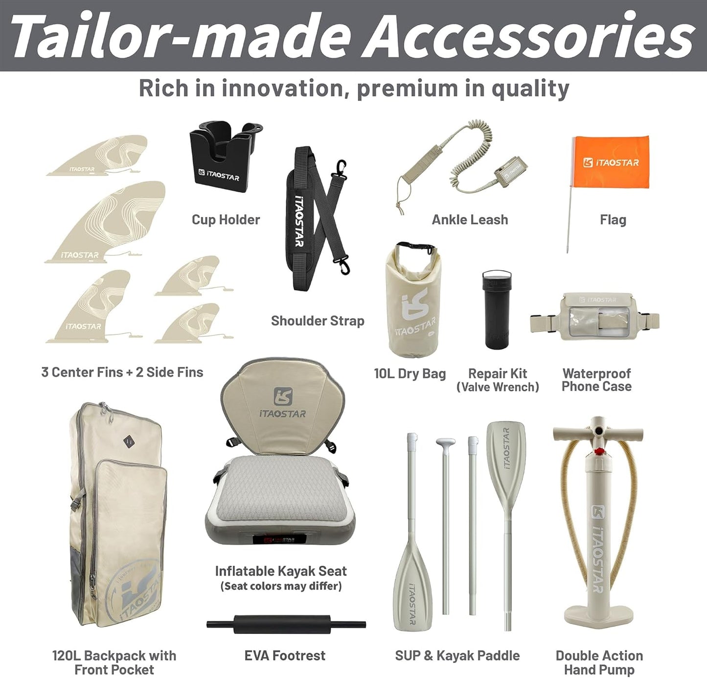 City Park 12'×35" Extra Wide Paddle Board with Seat, One-Stop Premium SUP Board Gears, Tailored 5 Fins, Stable Inflatable Stand Up Paddle Boards for Youth/Adults of All Levels