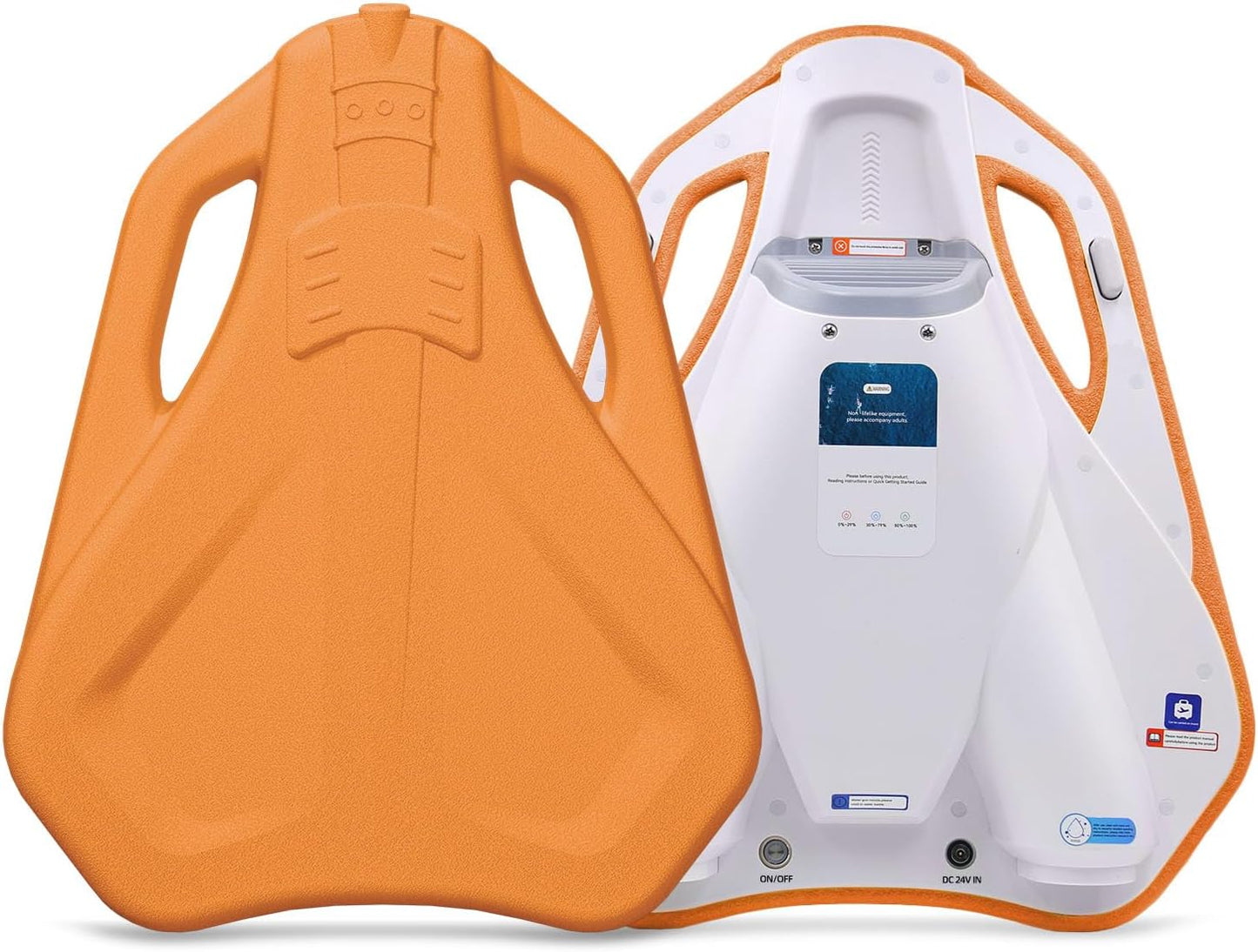 Electric Swimming Kickboard for Kids – 2-in-1 Water Jet & Propeller, Water Scooter Float Board for Swim Training, 6.1kgf Thrust, 24V/4.6Ah Battery, 45 Min Runtime, Load 198 lbs, Summer Pool Toy