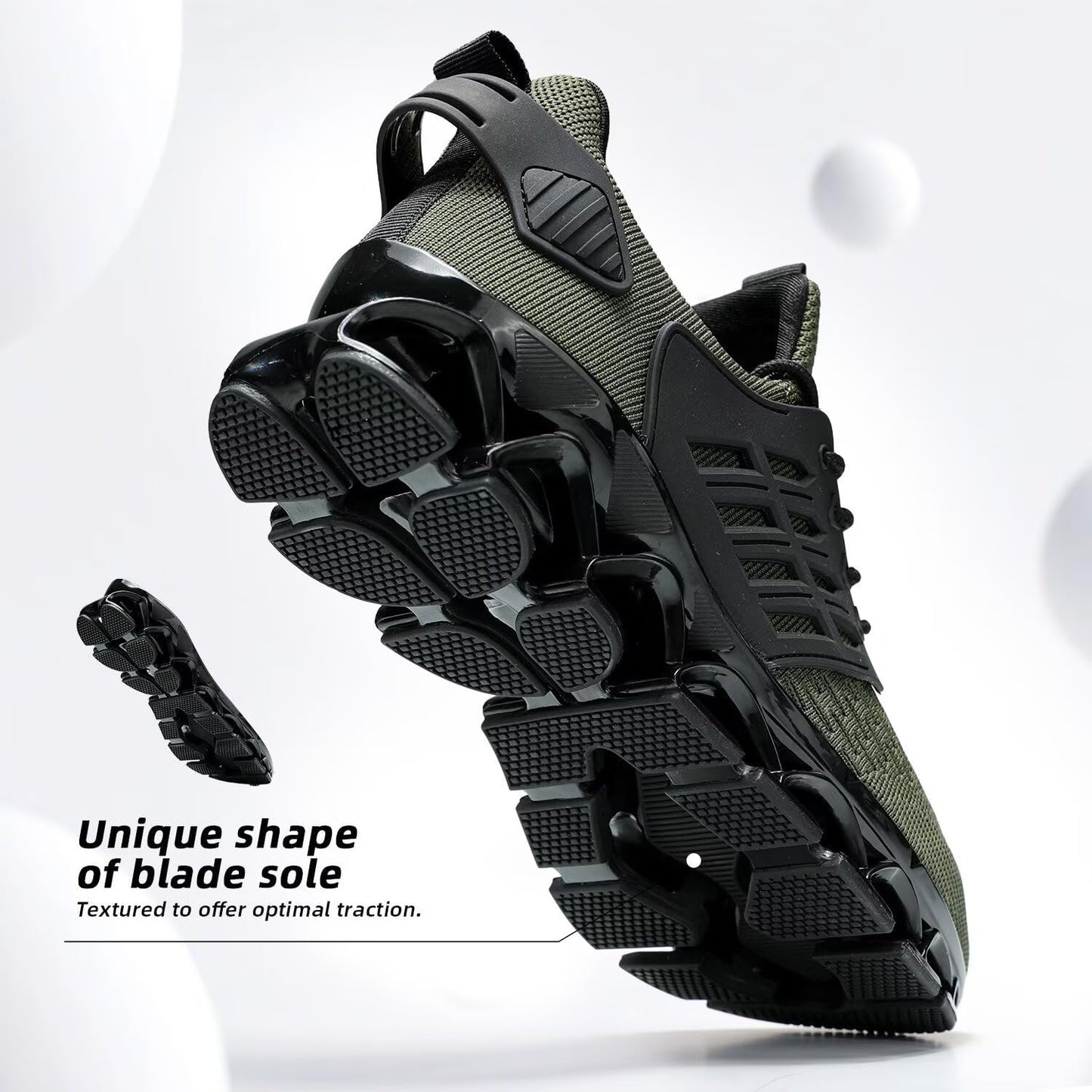 Mens Slip on Walking Running Shoes Blade Tennis Casual Fashion Sneakers Comfort Non Slip Work Sport Athletic Trainer