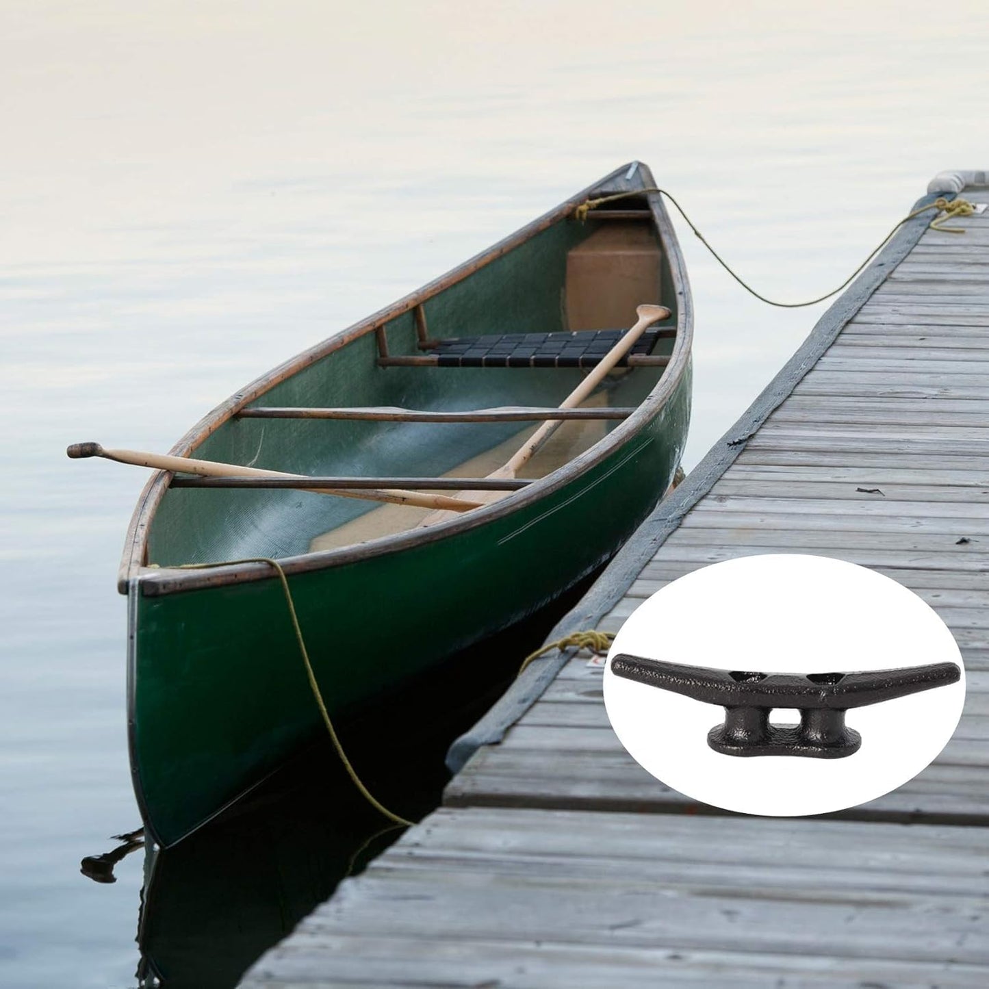 4 inch Dock Cleats 4/6/8/12/16/20/24 Pack,Boat Dock Cleats Rope Cleat Marine Cleats Iron Boat Cleats with Hardware ldeal for Deck,Nautical Decor,Cleats for Boat Dock,Boat Tie Down Cleats