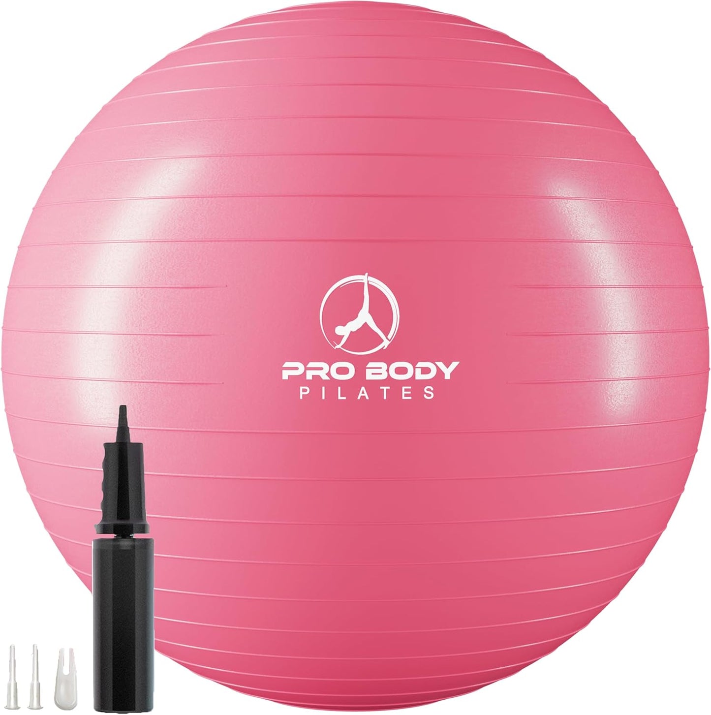 ProBody Pilates Exercise Ball - Multiple Sizes Gym Grade Balance Ball for Fitness, Yoga, Workout, Pregnancy & Physical Therapy