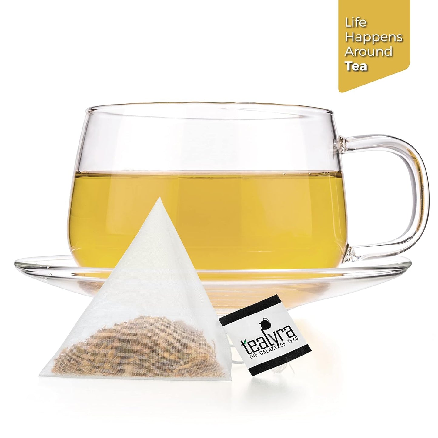 Tealyra - 911 Detox - 25 Bags - Dandelion Root - Ginger - Peppermint - Digestive Tea - Immune System Booster - Herbal Loose Leaf Tea - Caffeine-Free - Pyramids Style Sachets