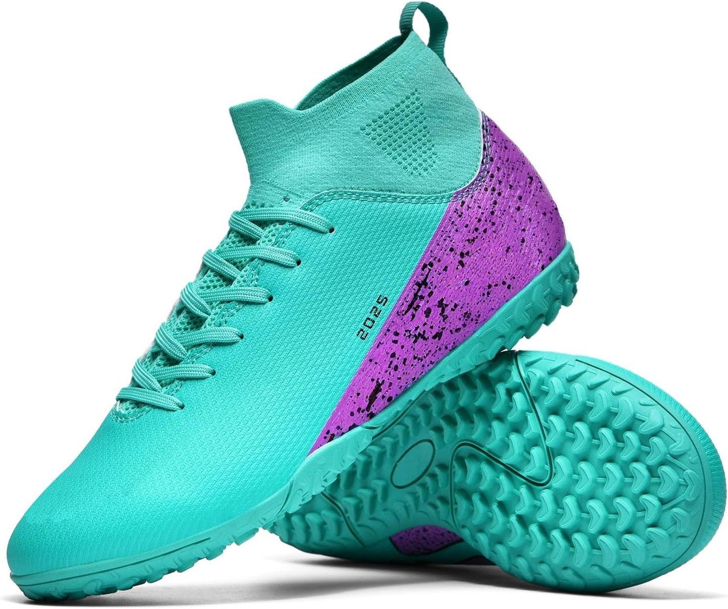 Soccer Cleats for Mens Womens Indoor Soccer Shoes Unisex Baseball Turf Shoes Youth Rugby Shoes Adult AG FG TF Football Boots Wide Training Sneaker