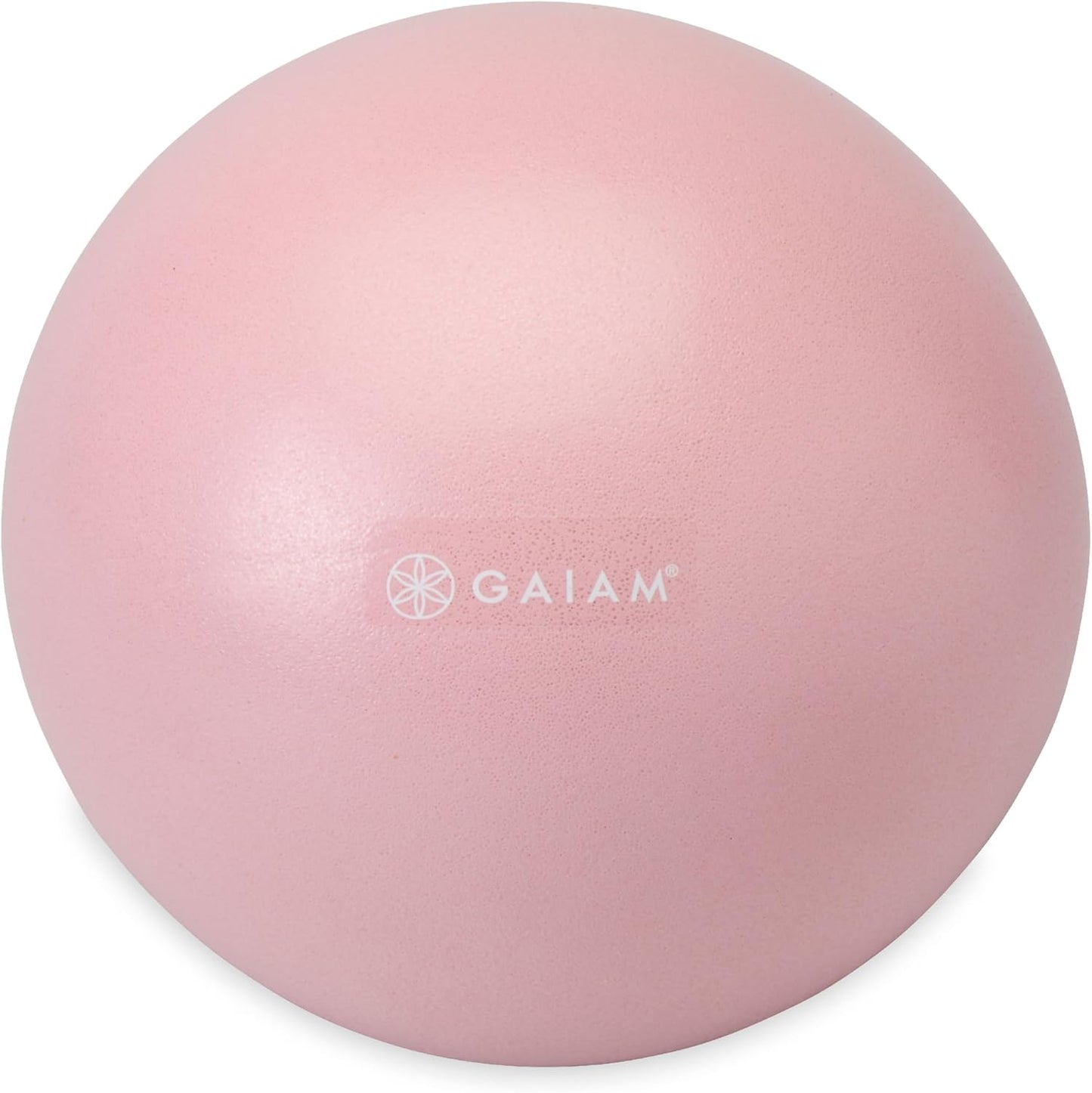Gaiam Mini Ab Ball, 8 Inch Inflatable Anti-Burst Exercise Ball for Core Strength, Pilates, Yoga, and Physical Therapy, Includes Inflation Straw, Plug & Downloadable Exercise Guide