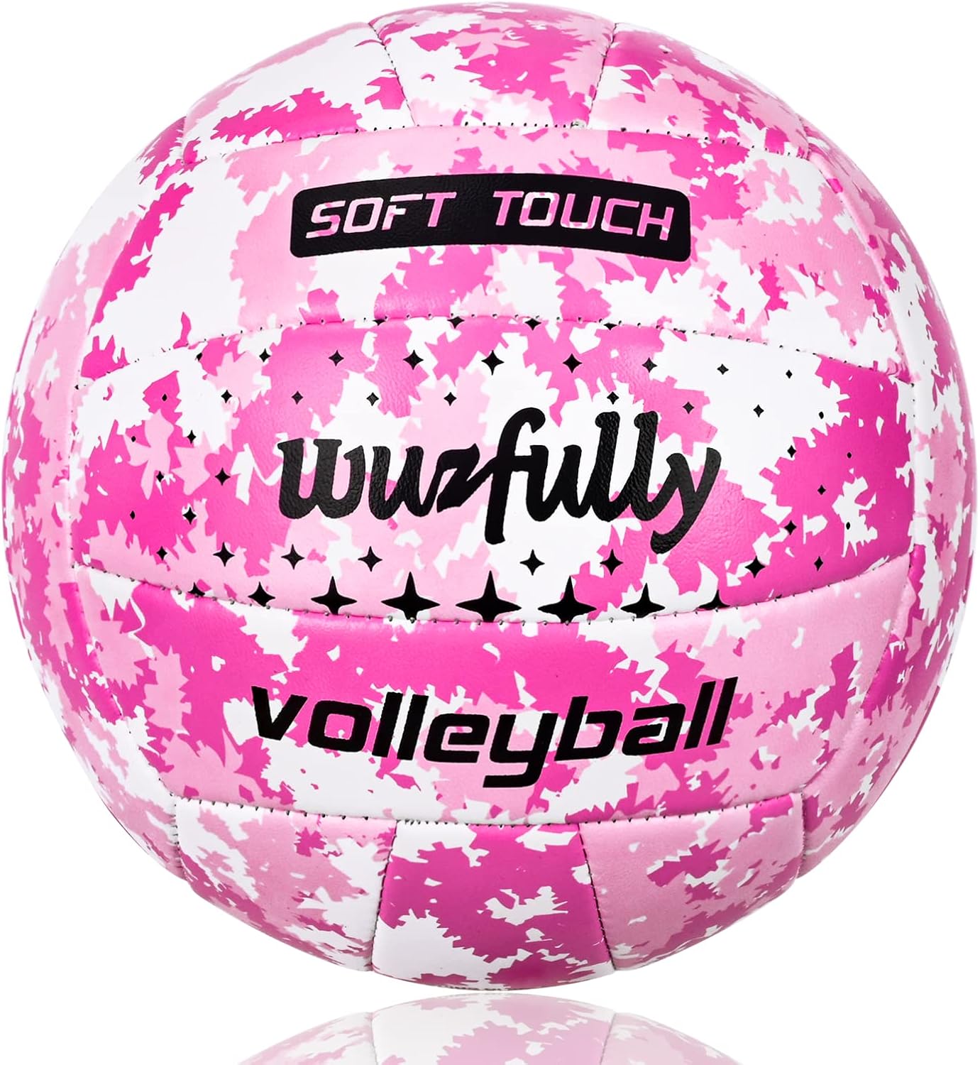 Wuzfully Volleyball Official Size 5,Soft Volleyballs for Backyard Beach Park Play Games Practice Volleyball for Beginner Teenager(Best Gift)