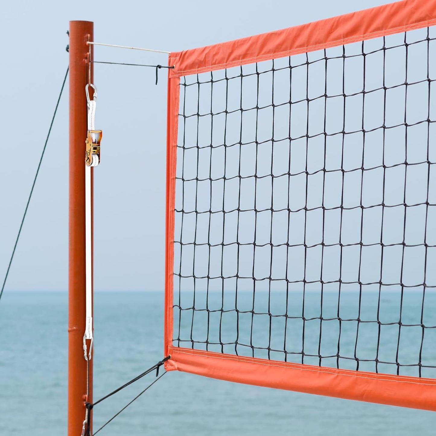 2 Pcs Volleyball Net Ratchet Strap Heavy Duty Net Tensioning Lever Ratchet Volleyball Poles Rope Tightener