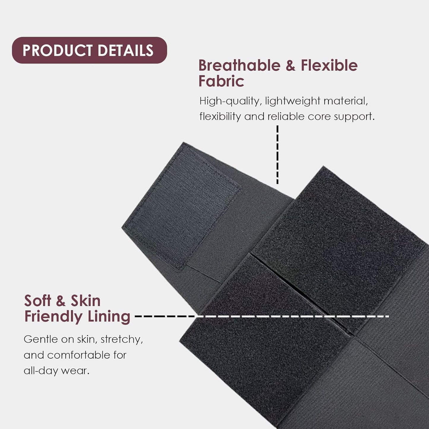 Waist Trainer for Women Waist Cincher Trimmer Ab Belt Tummy Control Body Shaper with Triple Wrap