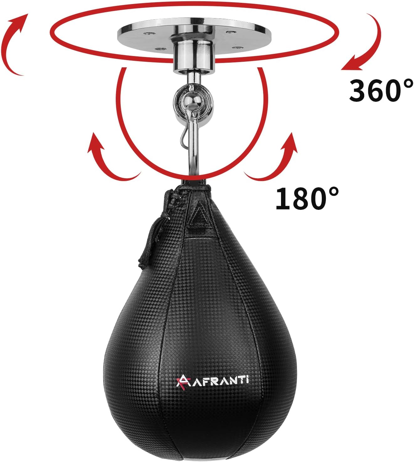 Heavy Duty Adjustable Speed Bag Platform Kit 24" + Speed Punching Ball (10"x7") Adjustable Height Wall Mount Professional Fitness Ball Boxing Reaction Training Kit