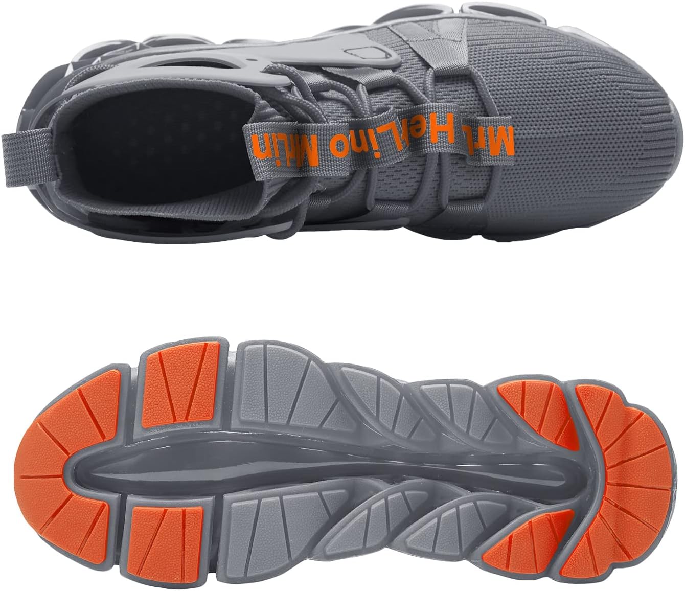 Hello MrLin Men's Running Shoes Non Slip Athletic Tennis Walking Blade Type Sneakers Hip Hop