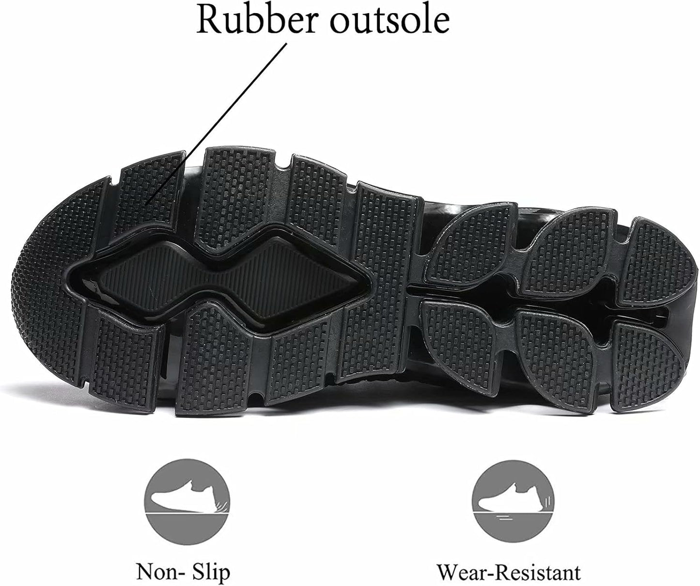 Men's Running Shoes Blade Tennis Walking Fashion Sneakers Breathable Non Slip Gym Sports Work Trainers