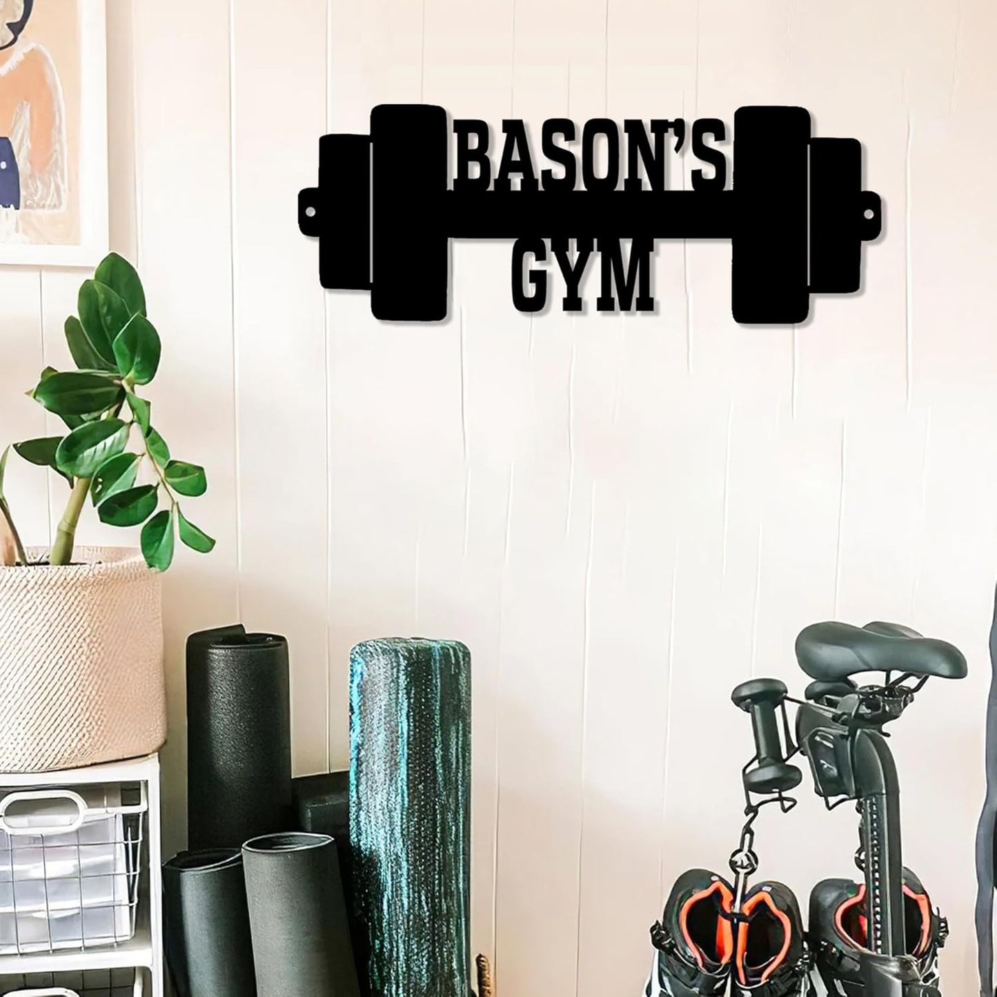Luxury Personalized Gym Metal Sign, Custom Home Gym Decorations, Gifts for Fitness Lovers, Workout Room Decor, Gym Signs, Christmas Gifts 10