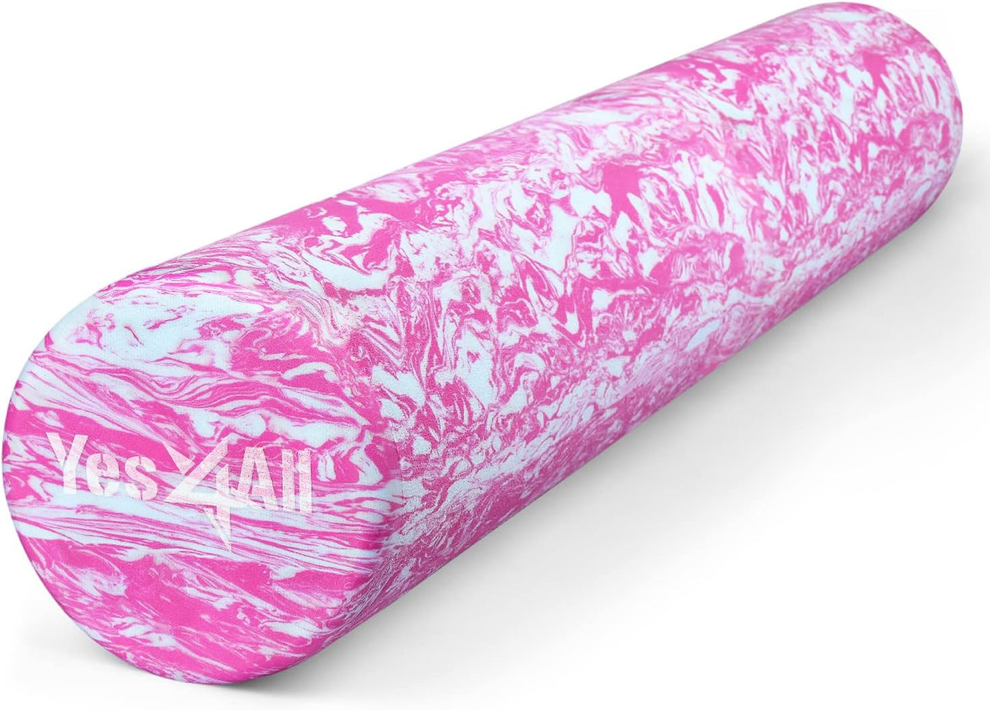 Yes4All EVA Firm Foam Roller for Back - Round Back Roller for Exercise, Yoga & Pilates 12/18/24/36 inch