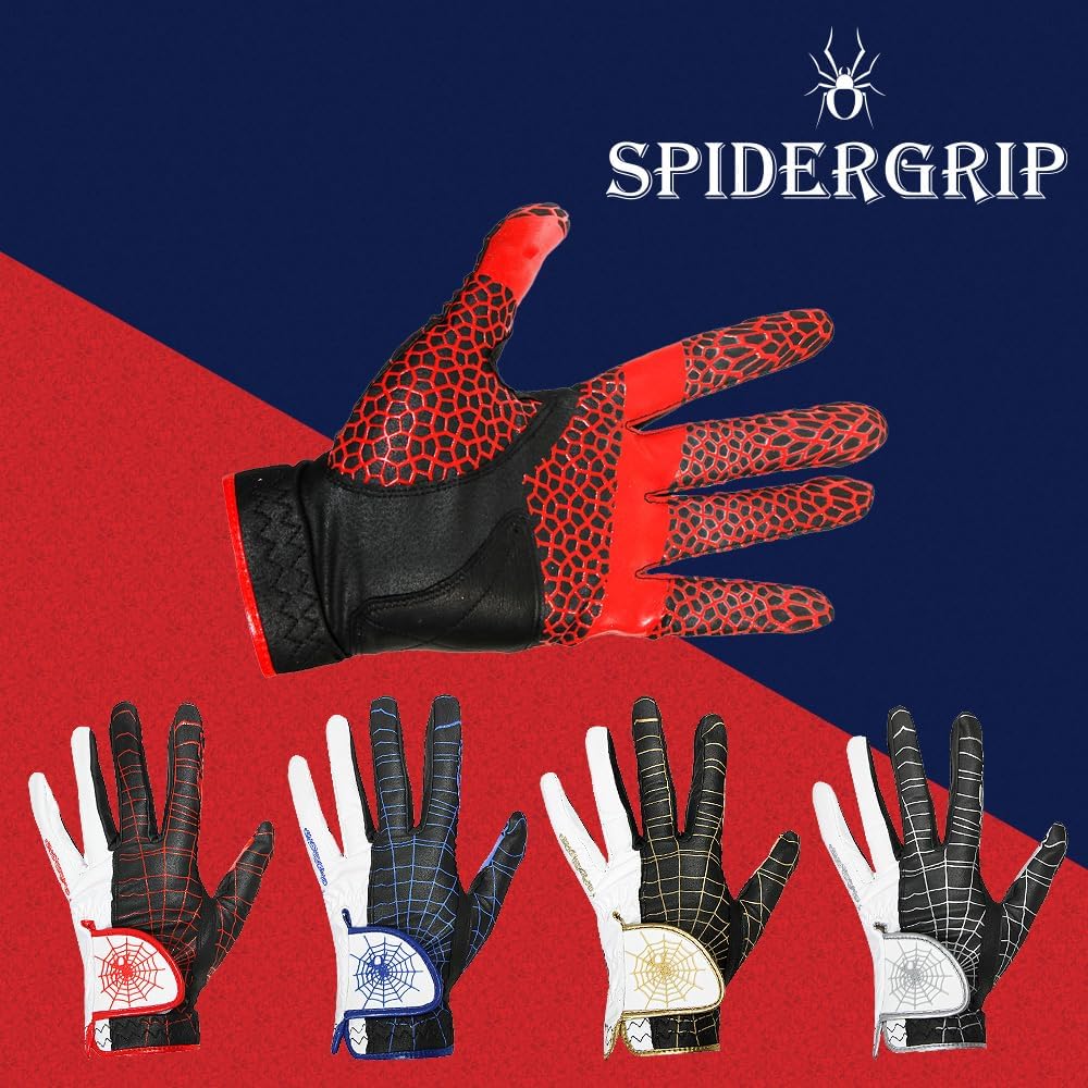 J&S Sporting Spider Grip Nonslip Golf Gloves for Men, Mens Golf Glove for Right Handed Golfer