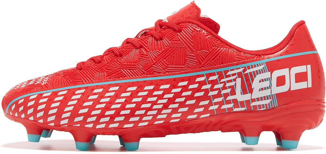 Soccer Cleats for Men's and Women's Outdoor Unisex Football Shoes Firm Rugby Boots