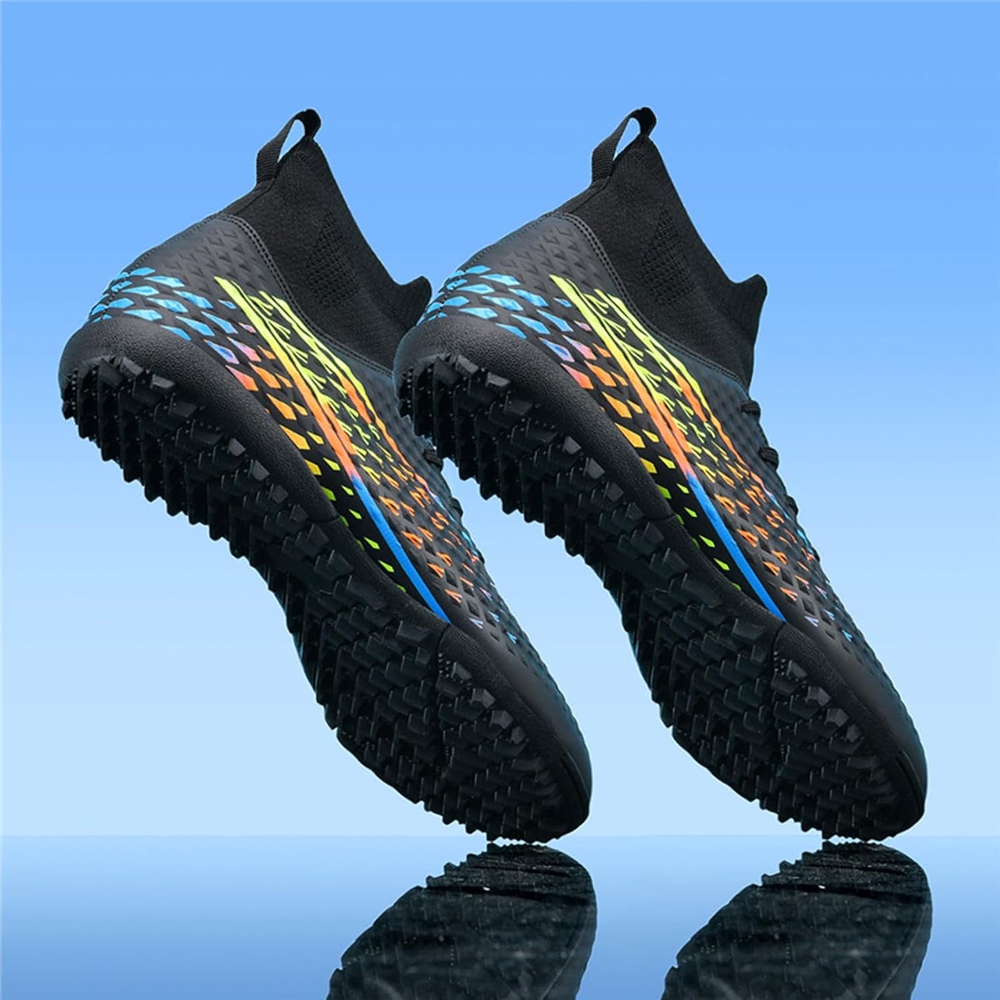 Mens Soccer Cleats Womens Indoor Soccer Shoes Wide Baseball Turf Shoes Adult Youth Rugby Shoes Big Boys Small Spikes AG TF Football Boots