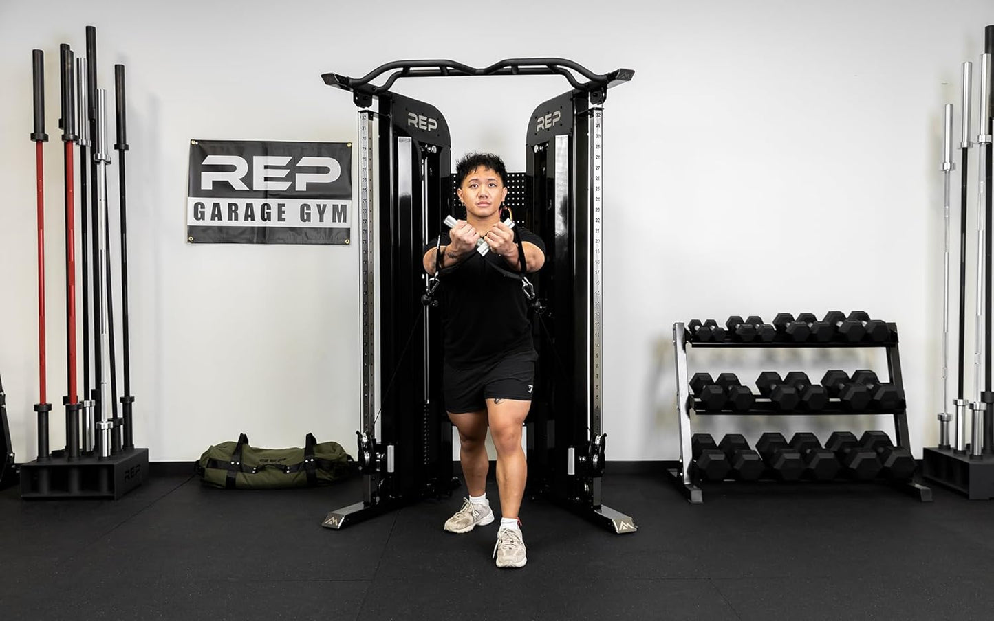 REP Fitness Arcadia™ Functional Trainer- All in one Functional Trainer and Cable Machine for Home and Garage Gym!- Optional Weight Stack Upgrades and Attachment Packages