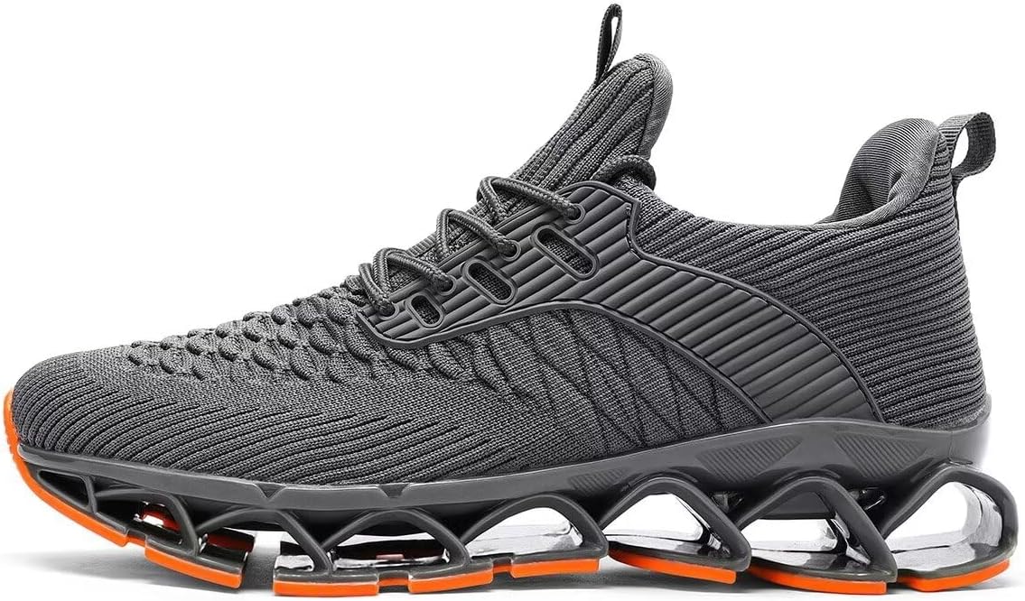 Mens Slip on Walking Running Shoes Blade Tennis Casual Fashion Sneakers Comfort Non Slip Work Sport Athletic Trainer