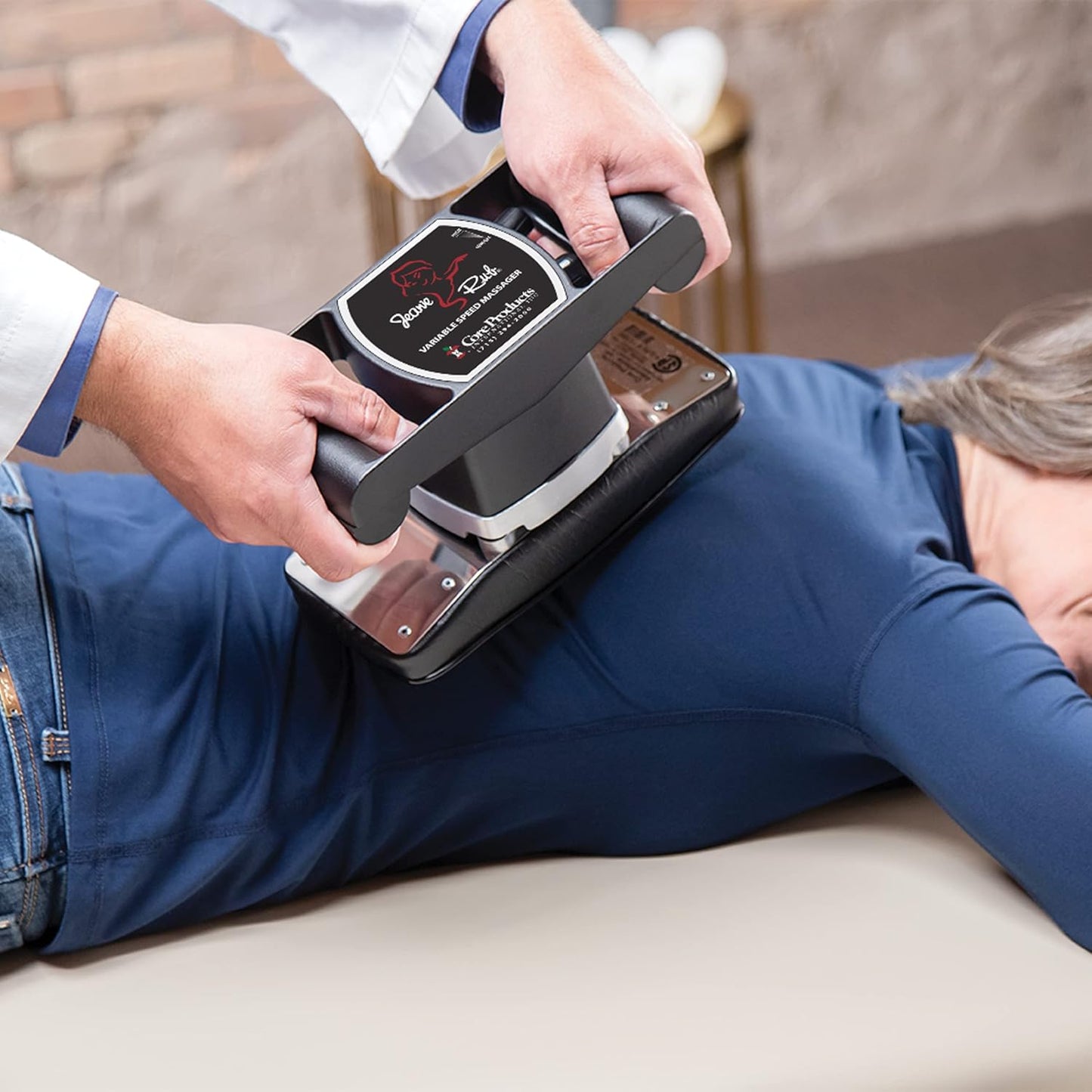 Core Products Jeanie Rub Variable Speed Massager, Deep Tissue Back & Shoulder Massager for Pain Relief, Body Massager for Back, Neck, Lower Back & Cellulite Massage