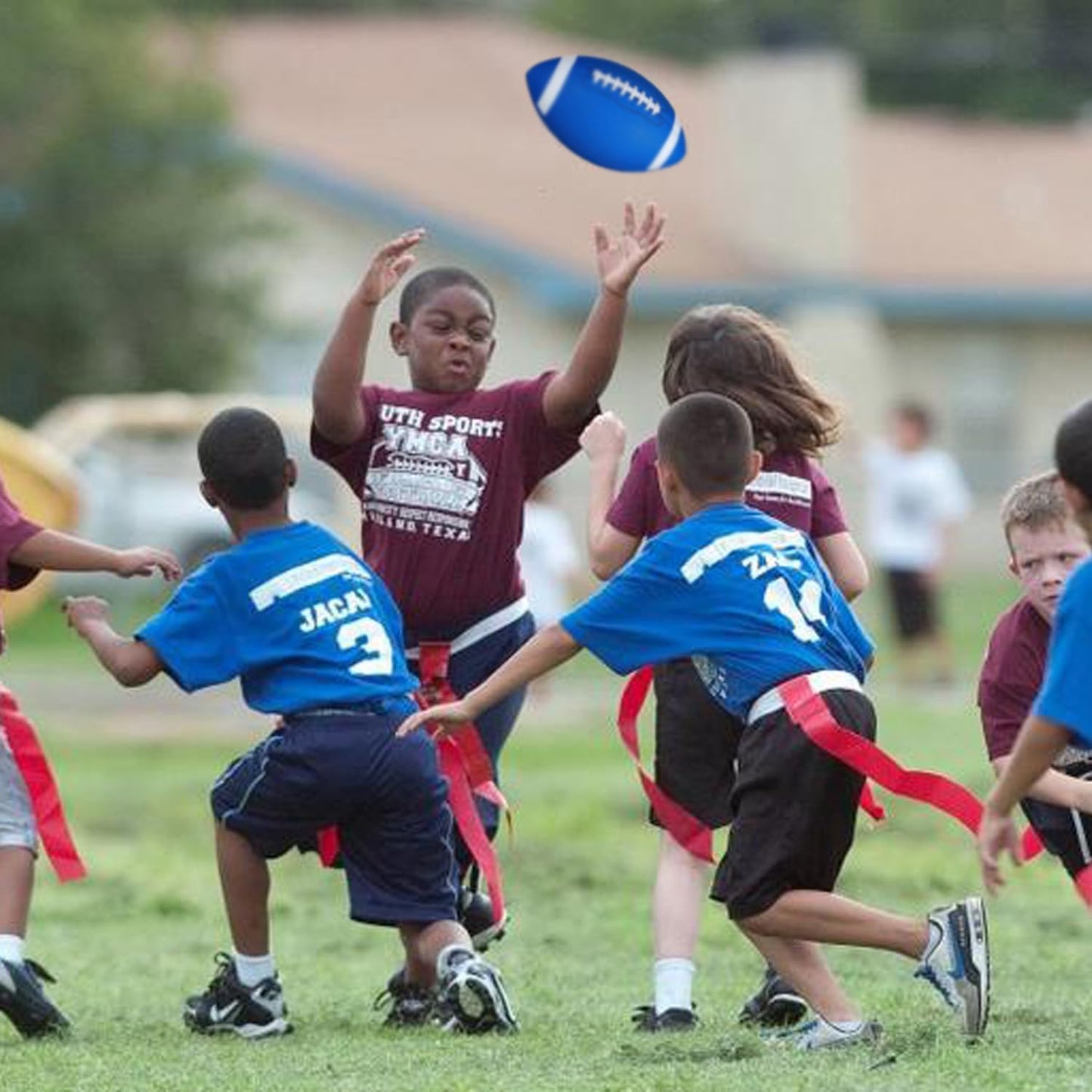 3-Piece Sports Balls Set, Includes Size 5 Basketball, Size 4 Soccer Ball, Size 6 Football & Pump, Sports Equipment Perfect Sports Gift for for Boys, Girls, Teens, and Adults