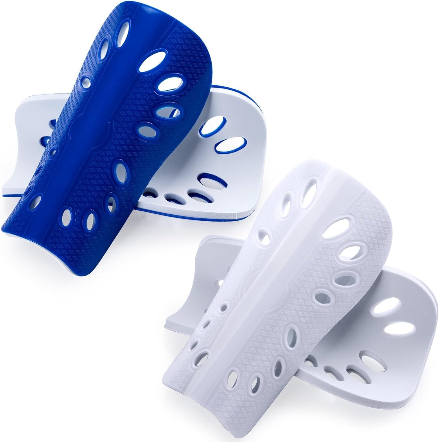 ANCIRS 2 Pair Soccer Shin Guards for Youth, Breathable Shin Guard Sleeves for Football Games, Protective EVA Cushion for Youth Men & Women