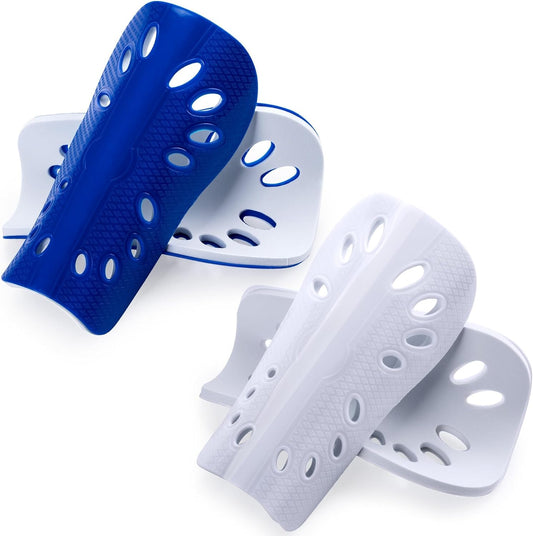 ANCIRS 2 Pair Soccer Shin Guards for Youth, Breathable Shin Guard Sleeves for Football Games, Protective EVA Cushion for Youth Men & Women
