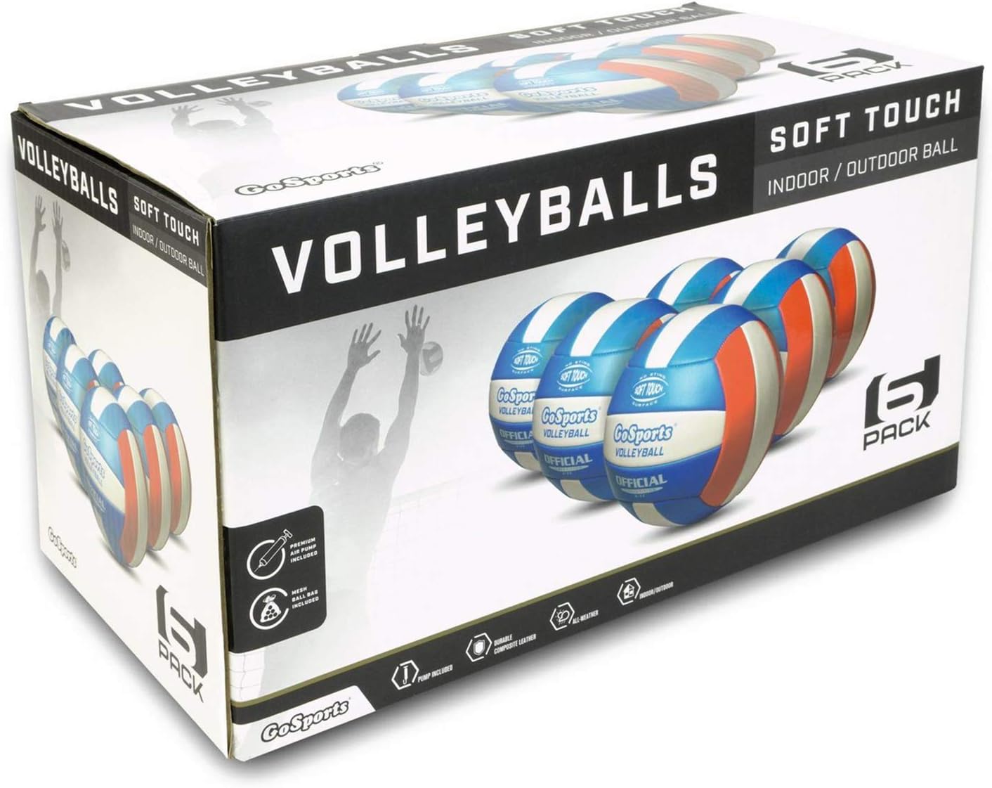 GoSports Soft Touch Volleyballs