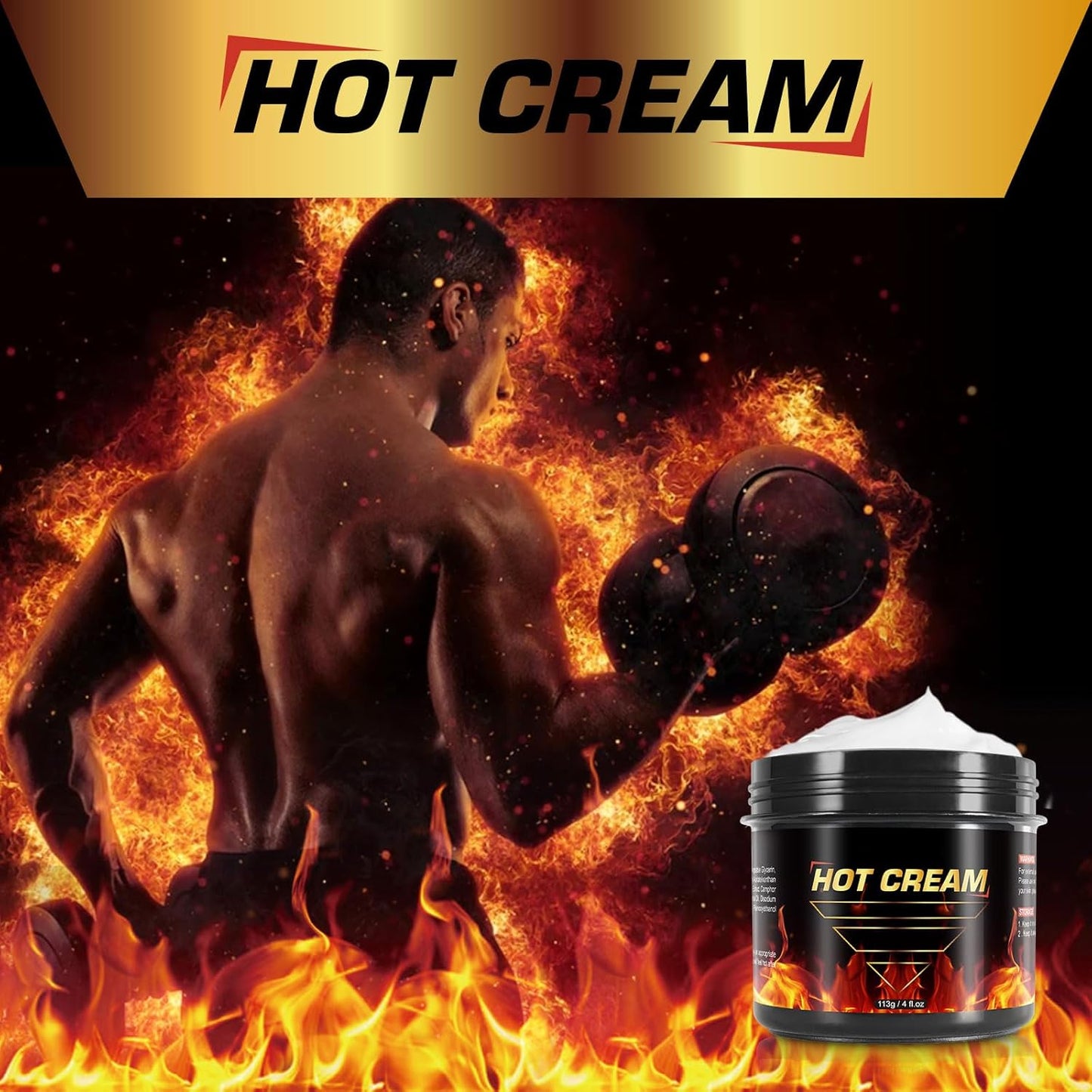Hot Sweat Cream 2Pack, Creams for Belly Natural Weight Loss Cream Weight Loss Workout Enhancer for Women and Men Cellulite for Thighs Legs Abdomen Arms and Buttocks