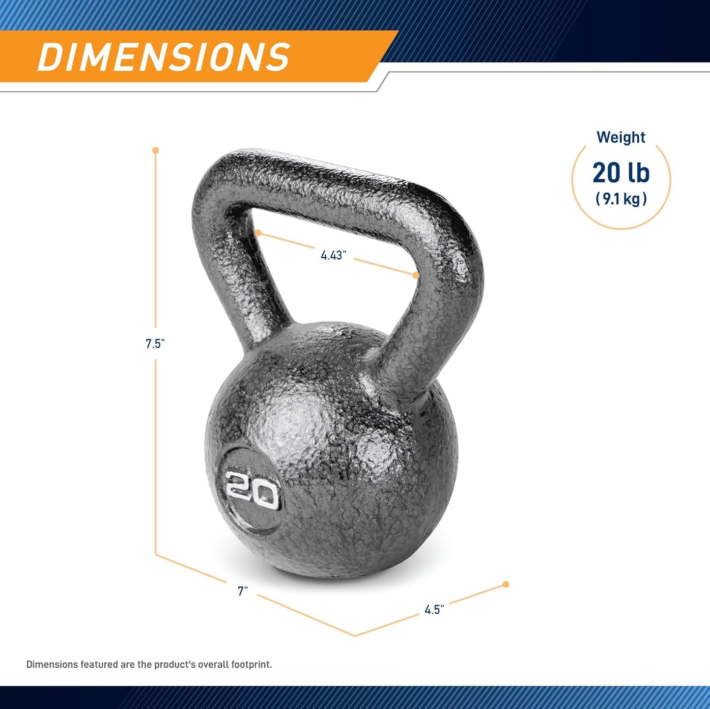 Marcy Hammertone Kettle Bells - 10 to 55 lbs. HKB Workout Weights