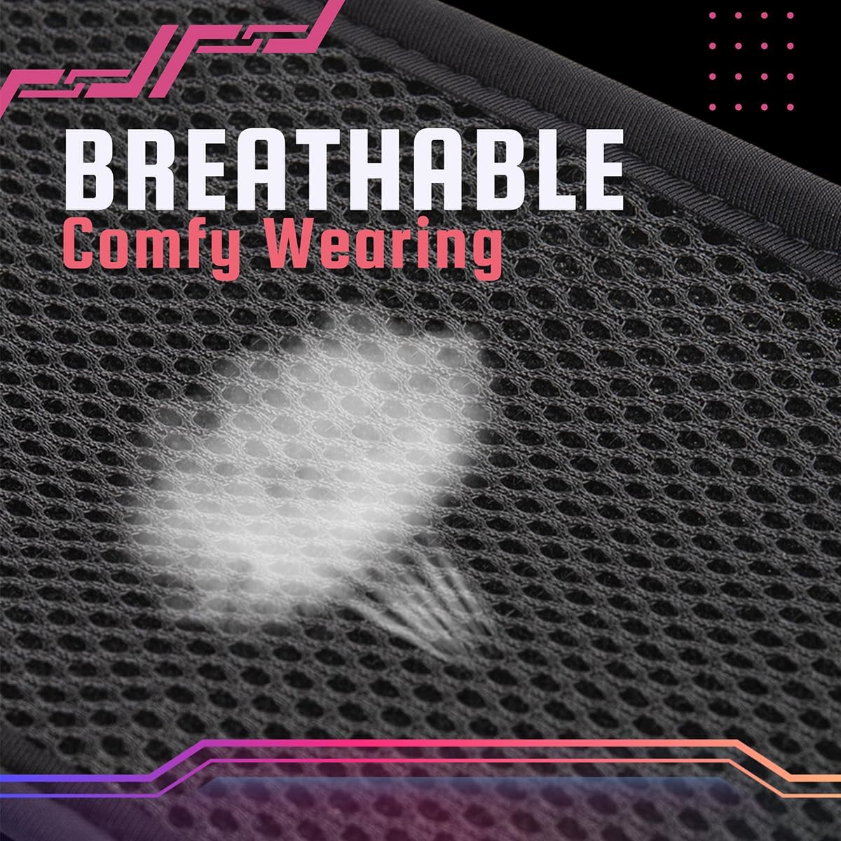 USHAKE Slim Running Belt, Workout Fanny Pack for Men Women,Exercise Waist Pack for Apple iPhone Holder, Runner Belt for Running Walking Cycling Camping Gym Black