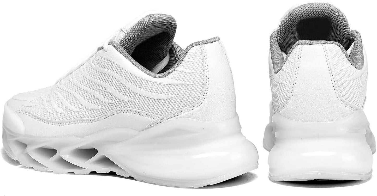 Mens Slip on Walking Running Shoes Blade Tennis Casual Fashion Sneakers Comfort Non Slip Work Sport Athletic Trainer