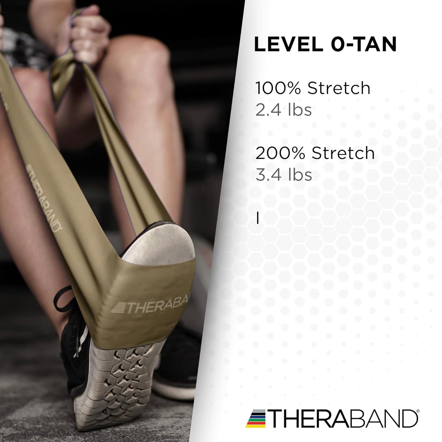 THERABAND Resistance Bands, 50 Yard Roll Professional Latex Elastic Fitness Band For Upper & Lower Body & Core Exercise, Physical Therapy, Pilates, Yoga, Stretching, Home Workouts, & Rehab