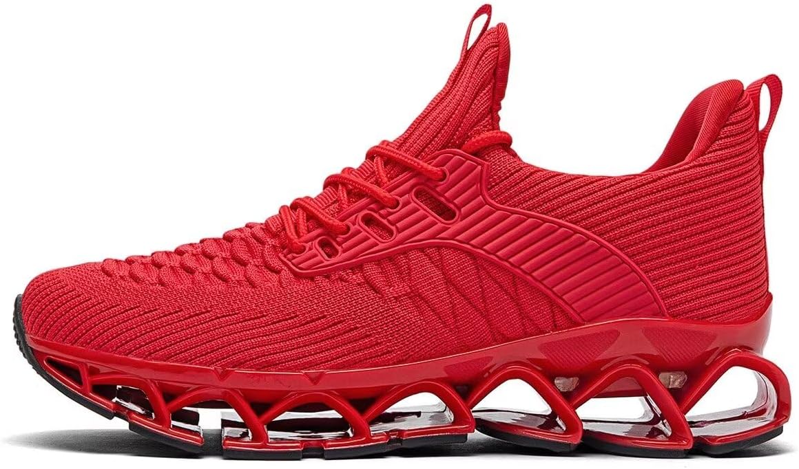 Mens Slip on Walking Running Shoes Blade Tennis Casual Fashion Sneakers Comfort Non Slip Work Sport Athletic Trainer