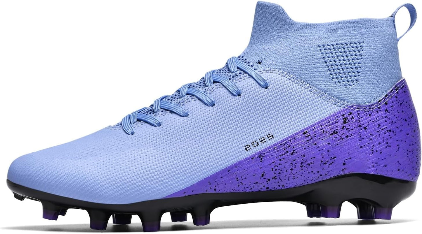 Soccer Cleats for Mens Womens Indoor Soccer Shoes Unisex Baseball Turf Shoes Youth Rugby Shoes Adult AG FG TF Football Boots Wide Training Sneaker