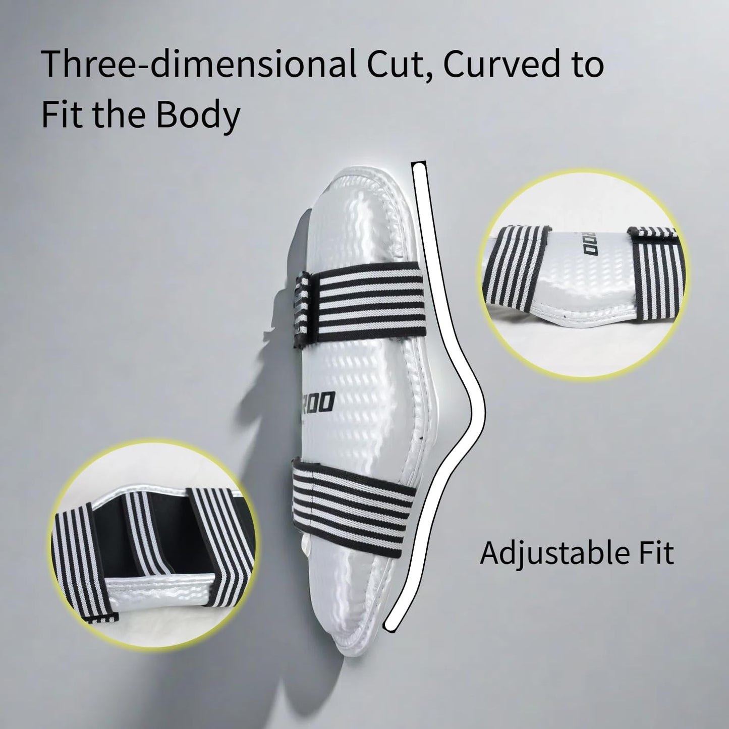 Taekwondo Shin Guards Arm Guard Protector Set for Kickboxing Martial Arts Taekwondo Karate Muay Thai Sparring Combat, Suitable for Children Teenagers and Adults