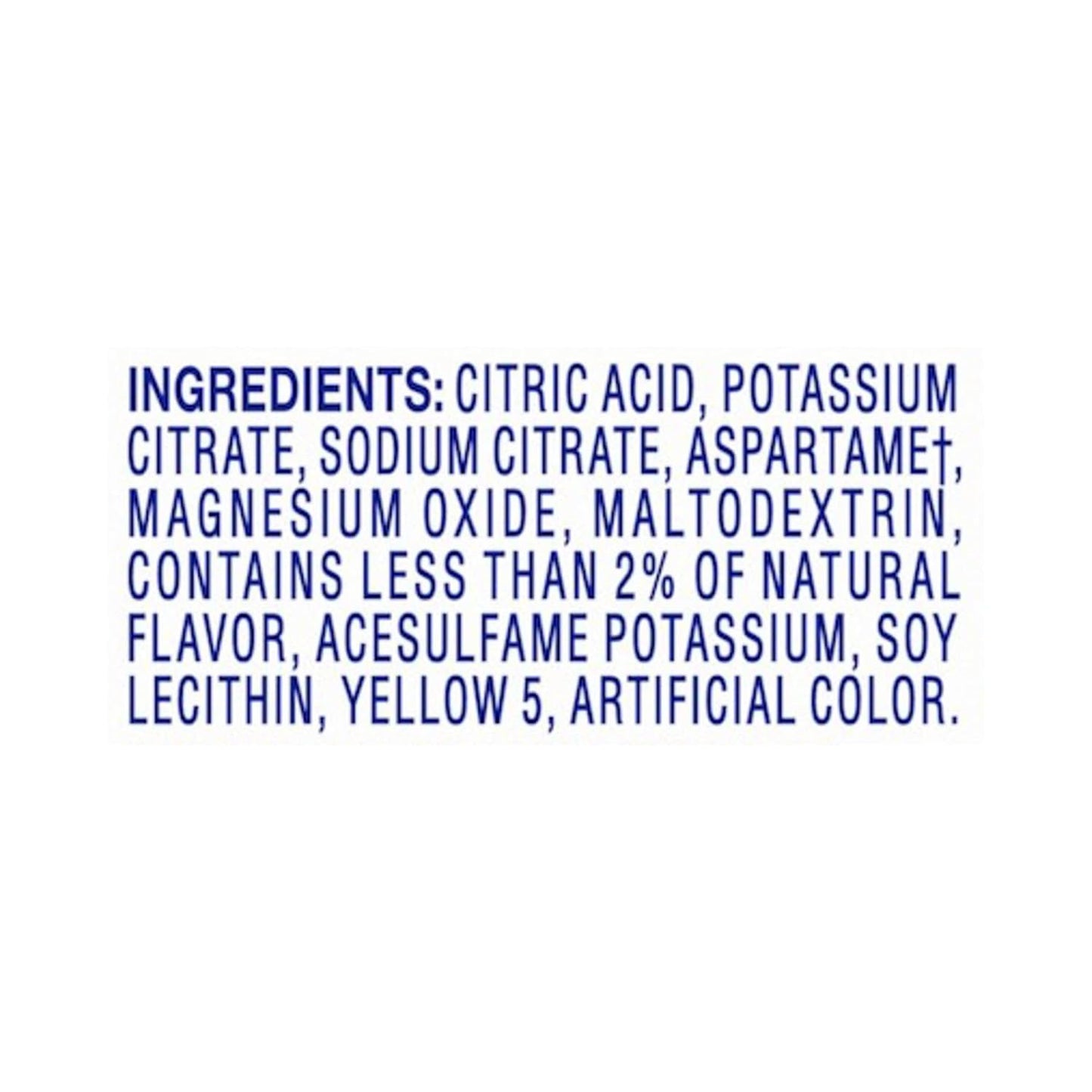 Crystal Light Sugar-Free Lemonade Naturally Flavored Powdered Drink Mix 48 Count Pitcher Packets