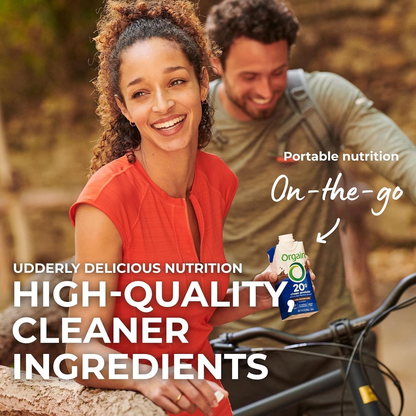 Orgain Clean Protein Shake, Grass Fed Dairy, Creamy Chocolate Fudge - 20g Whey High Protein, Kosher, Ready to Drink, Low Net Carbs, Gluten Free, No Soy Ingredients, 11 Fl Oz (Pack of 12)