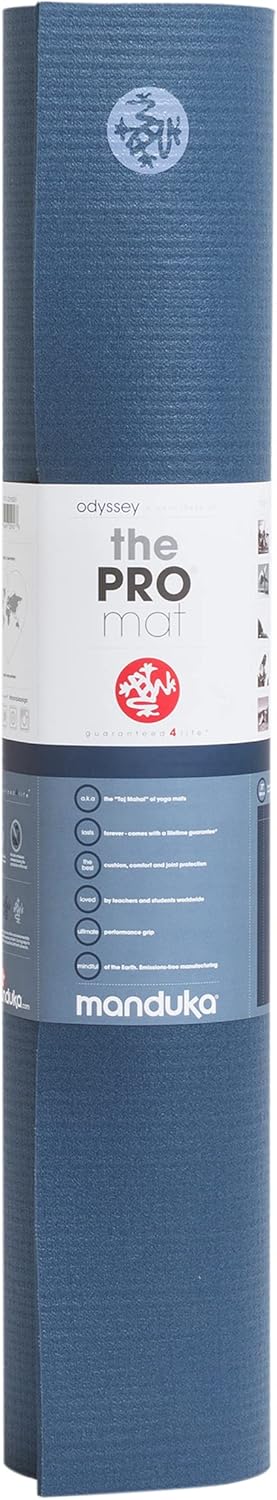 Manduka PRO Yoga Mat 71" - 6mm | Lifetime Durability | Hygienic Construction | Premium Studio Quality | Teacher Approved | 71 x 26 inches | Verve