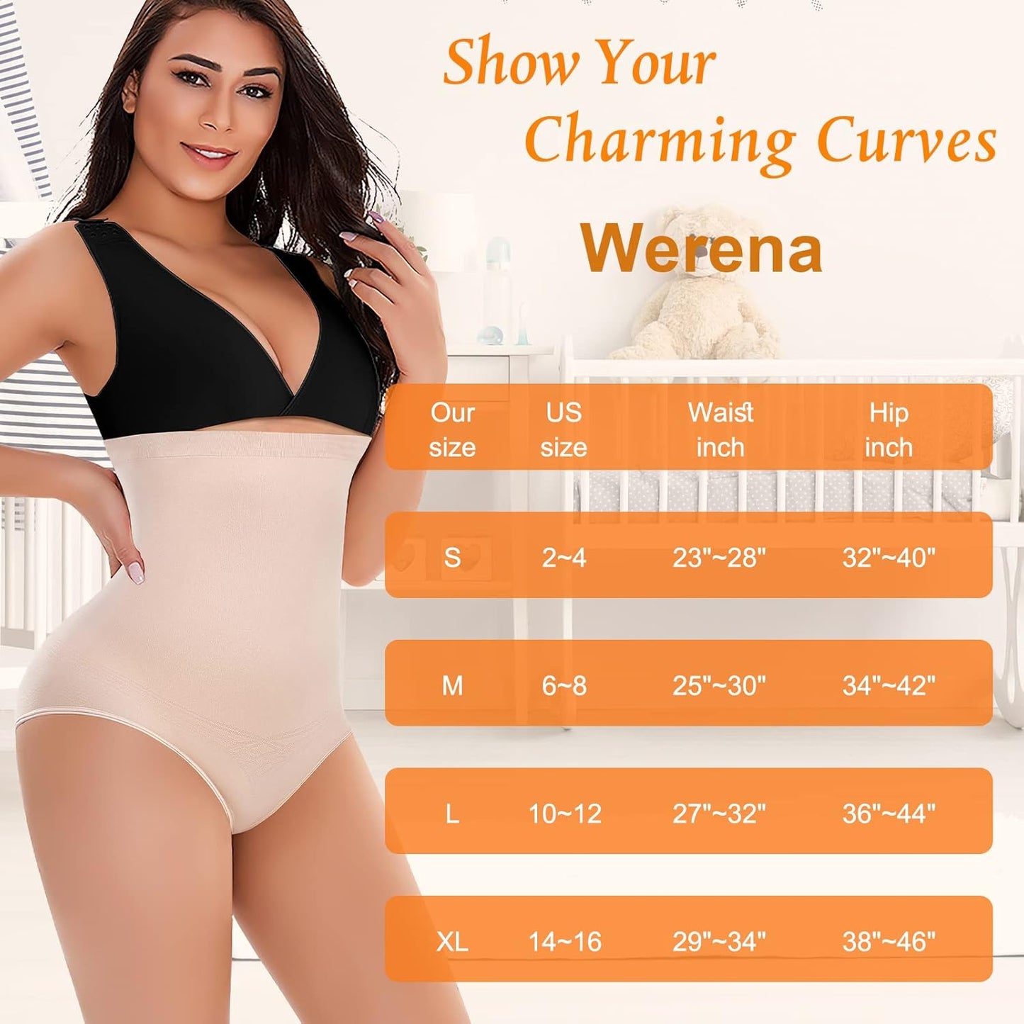Tummy Control Shapewear Panties for Women High Waisted Body Shaper Slimming Shapewear Underwear Girdle Panty